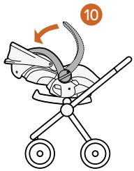 STOKKE IZISLEEP - Xρήση του καθίσματος με το Stokke® Xplory® + Stokke® Crusi - 3