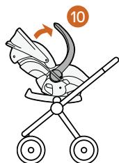 STOKKE IZISLEEP - Rattaista irrottaminen - 1