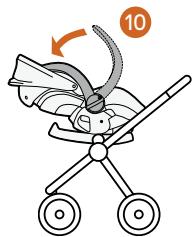 STOKKE IZISLEEP - Cómo retirarlo del carrito el asiento infantil - 3