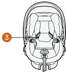 STOKKE IZISLEEP - 把您的孩子放在BeSafe®公司的Stokke®iZ儿童安全座椅™上。 - 5