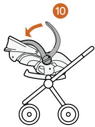 STOKKE IZISLEEP - Verwijdenen van het zitje van de wagen - 3