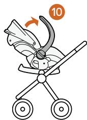 STOKKE IZISLEEP - 配合Stokke® Xplory® + Stokke® Crusi 使用安全座 - 5