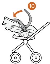STOKKE IZISLEEP - Uporaba sedeža z vozičkom Stokke® Xplory® + Stokke® Crusi - 3
