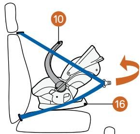 STOKKE IZISLEEP - Instalación en el automóvil - 3