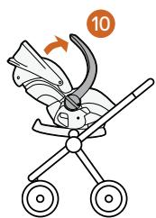 STOKKE IZISLEEP - Brug af autostolen sammen med Stokke® Xplory® + Stokke® Crusi - 5