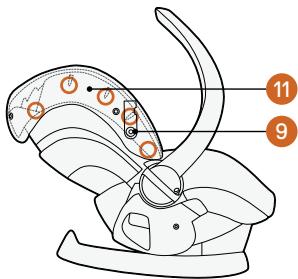 STOKKE IZISLEEP - Ta av övre delen av klädseln (11): - 1