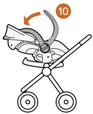 STOKKE IZISLEEP - Verwenden des Kindersitzes mit einem Stokke® Xplory® + Stokke® Crusi - 3