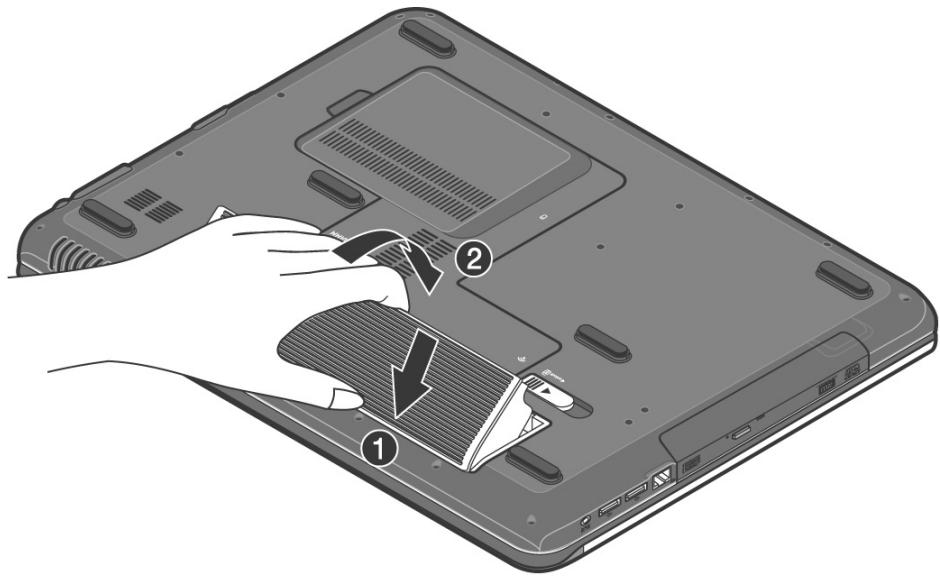 MEDION BDAWIM2100 - Mise en place de la batterie - 1
