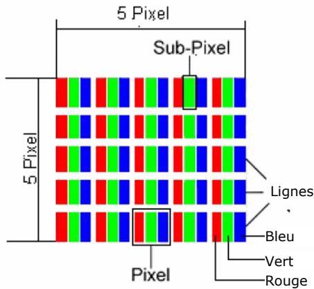 MEDION WIM 2040 - Composition des pixels: - 1