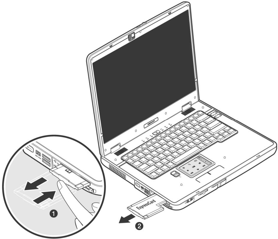 MEDION WIM 2040 - RETIRER LA CARTE PCI EXPRESS - 1