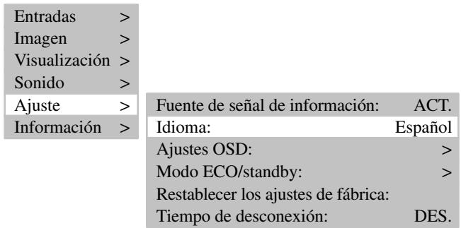 MEDION 42 PLASMA DISPLAY MD 41842 - CAMBIAR IDIOMA OSD - 1