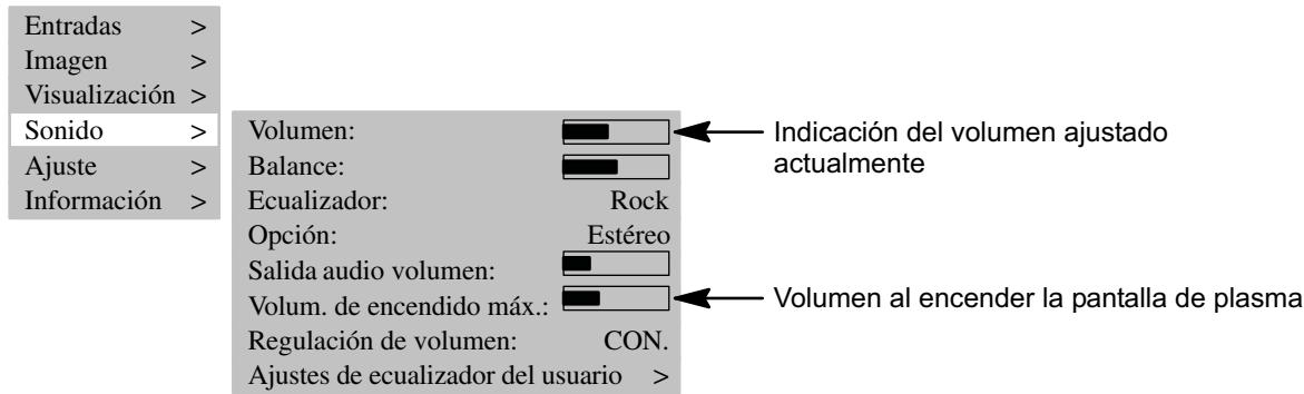 MEDION 42 PLASMA DISPLAY MD 41842 - Ajustar el sonido - 1