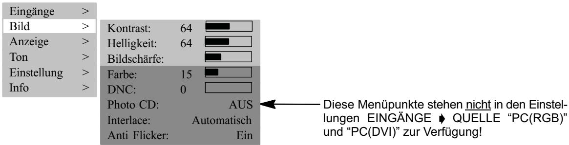 MEDION 42 PLASMA DISPLAY MD 41842 - KONTRAST / HELLIGKEIT / BILDSCHÄRFE / FARBE / ANTI FLICKER - 1
