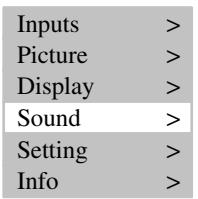MEDION 42 PLASMA DISPLAY MD 41842 - SOUND SETTING - 1