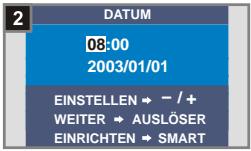 MEDION DIGITAL CAMERA MD 41084 - Datum und Zeit einstellen - 2