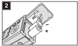 MEDION DIGITAL CAMERA MD 41084 - Einlagen der Batterien - 2