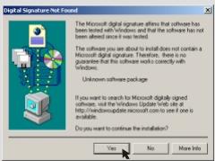MEDION DIGITAL CAMERA MD 41084 - Aviso para utilizes do Windows 2000 - 1