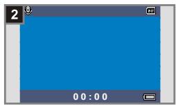 MEDION DIGITAL CAMERA MD 41084 - Avvio della registrazione Per avviare la registrazione - 1