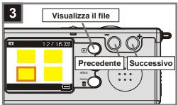 MEDION DIGITAL CAMERA MD 41084 - Selezionare immagini Premere il tastingo Controllo - per selezionare I'immagine precedente o il tastingo Controllo ^+ per selezionare I'immagine successiva. Una volta selezionato il file desiderato premere il tastingo RIPRODUZIONE per visualizzare I'immagine. - 1