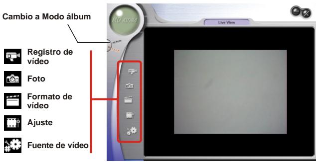 MEDION DIGITAL CAMERA MD 41084 - Panel de modo vivo - 1