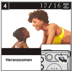 MEDION DIGITAL CAMERA MD 41084 - Heranzoomen zum Vergroßern Um das Bild zu vergroßern, drücken Sie die Kontrolltaste + zum Heranzoomen. - 1