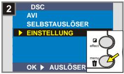 MEDION DIGITAL CAMERA MD 41084 - Wahlen Sie den Menüpunkt EINSTELLUNG - 1