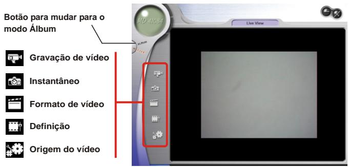 MEDION DIGITAL CAMERA MD 41084 - O paine do modo Ao Vivo - 1