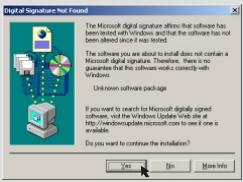 MEDION DIGITAL CAMERA MD 41084 - Notice for Windows 2000 users - 1