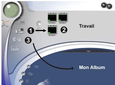 MEDION DIGITAL CAMERA MD 41084 - Copier vos images vers "mon album - 1