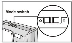 MEDION DIGITAL CAMERA MD 41084 - Setting the Mode switch - 1
