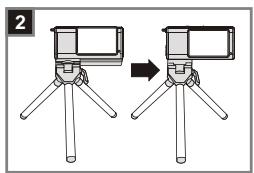 MEDION DIGITAL CAMERA MD 41084 - Using the tripod - 2