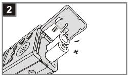 MEDION DIGITAL CAMERA MD 41084 - Installer les piles - 2