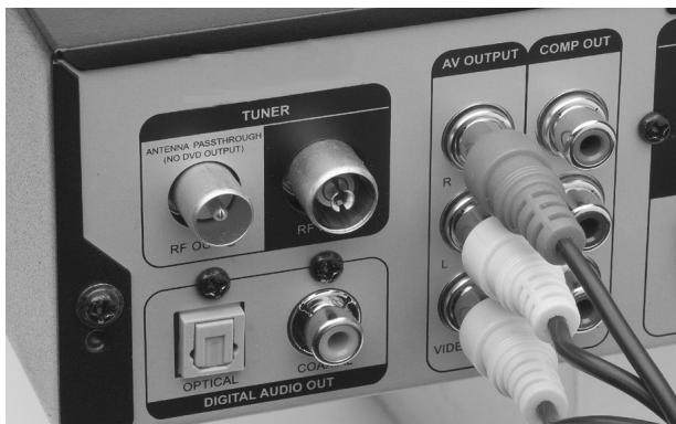 MEDION DVD RECORDER MD 82999 - 2-Kanal-Stereo-Gerät anschließen - 1