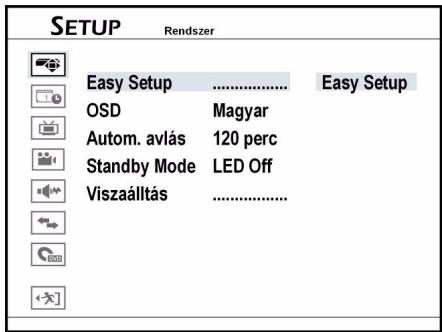 MEDION DVD RECORDER MD 82999 - Easy Setup menu - 1