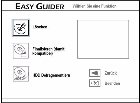 MEDION DVD RECORDER MD 82999 - Vues des outils de disque - 2