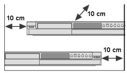 MEDION DVD RECORDER MD 82999 - A keszülék elhelyezese - 1