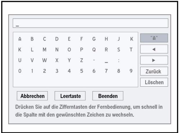 MEDION DVD RECORDER MD 82999 - Die Bildschirmtastatur - 1