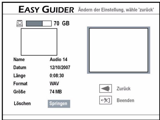 MEDION DVD RECORDER MD 82999 - Aufräumen (HDD) - 1