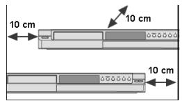 MEDION DVD RECORDER MD 82999 - Posizionamento sicuro dell'apparecchio - 1