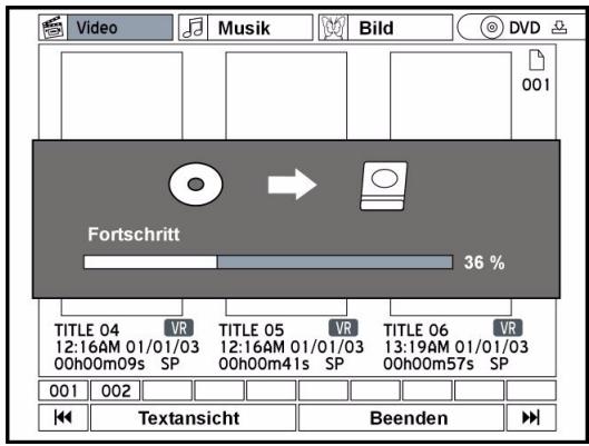 MEDION DVD RECORDER MD 82999 - "One-Touch-Copy" elvégzésé - 1