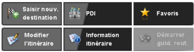 MEDION GOPAL NAVIGATOR 4.1 AE - Fonctionnement de l'écran de menu - 3
