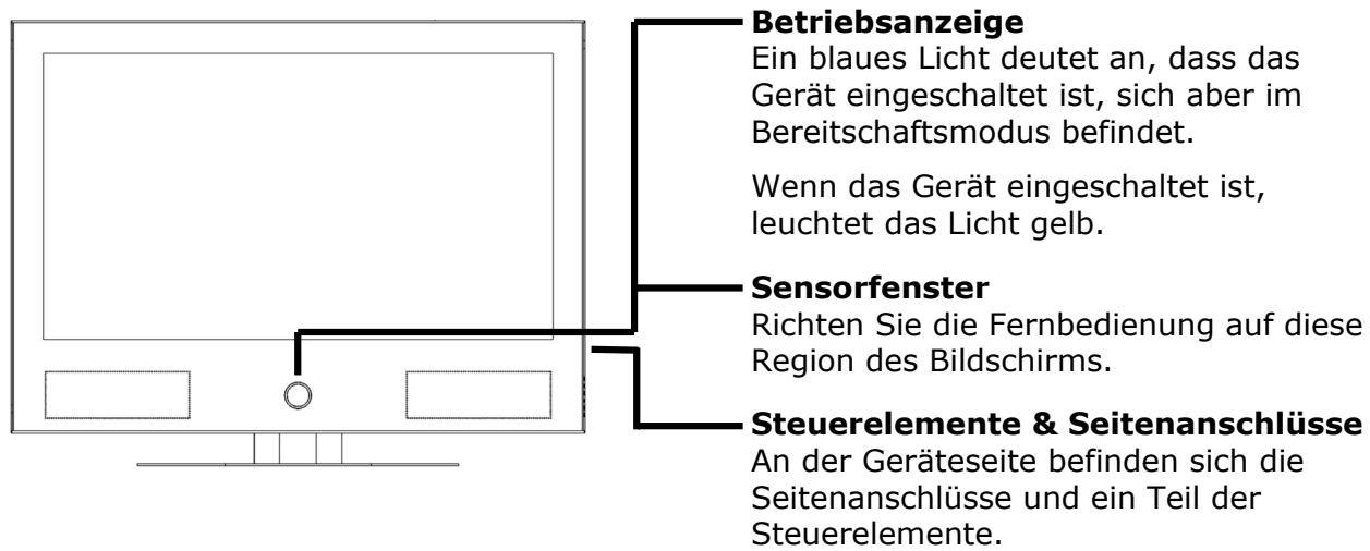 MEDION LCD TV MD 30263 - STEUERELEMENTE UND SEITENANSCHLUSSE - 1