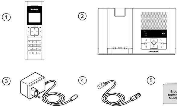 MEDION LIFE S63001 MD 81877 - Déballage du téléphone - 1