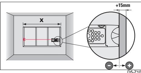 LEICA DISTO PLUS - Mesure avec décalage (menu) - 1