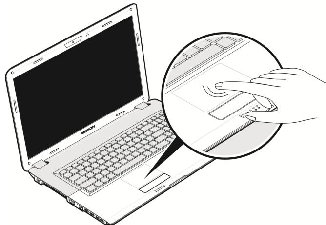MEDION AKOYA P7624 MD 98920 - II touchpad - 1