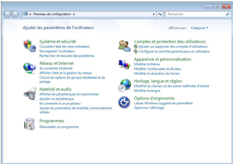 MEDION AKOYA P7624 MD 98920 - Windows® 7 - Panneau de configuration - 1
