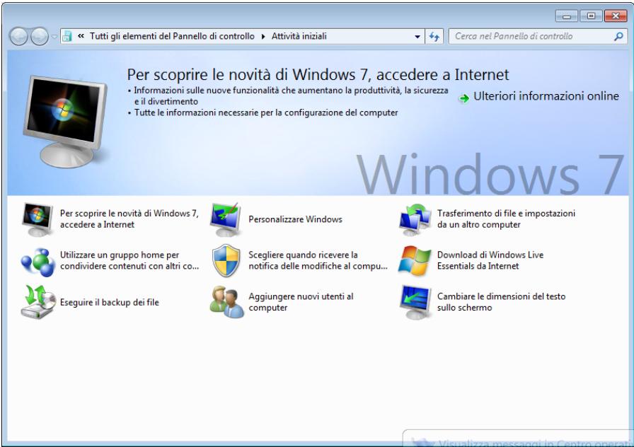 MEDION AKOYA P7624 MD 98920 - Windows® 7 - Attività iniziali - 1