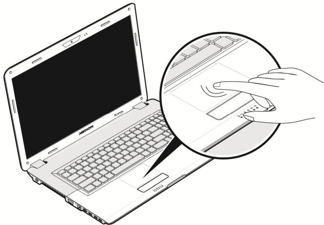 MEDION AKOYA P7624 MD 98920 - Das Touchpad - 1