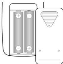 MEDION LIFE E69080 MD 82821 - Insertion des piles dans la télécommande - 1