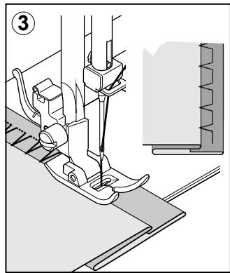 PFAFF 1080S,  ELEMENT 1080S,  1080 S - PUNTADA DE RELLENO O SATÍN - 7